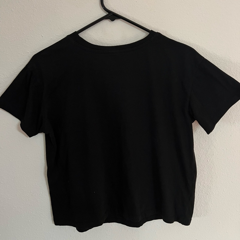 The Exorcist Black Graphic cropped T-Shirt - Picture 4 of 6